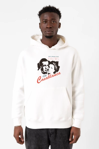 Casablanca We'll Always Have Beyaz Erkek 3ip Kapşonlu Sweatshirt ürün görseli 1