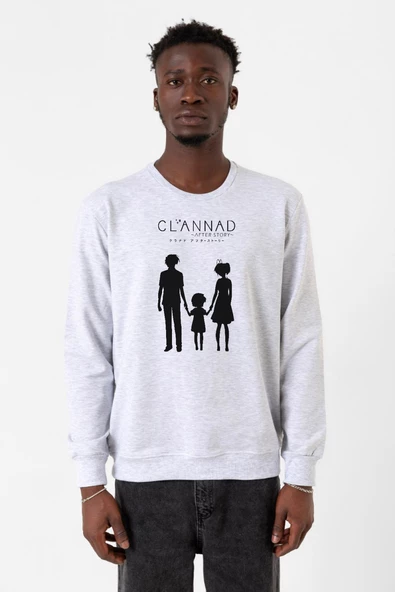 Clannad Anime After Story Karmelanj Erkek 2ip Sweatshirt