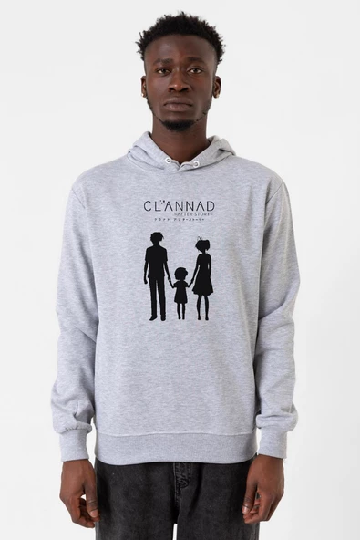 Clannad Anime After Story Grimelanj Erkek Kapşonlu 3ip Sweatshirt