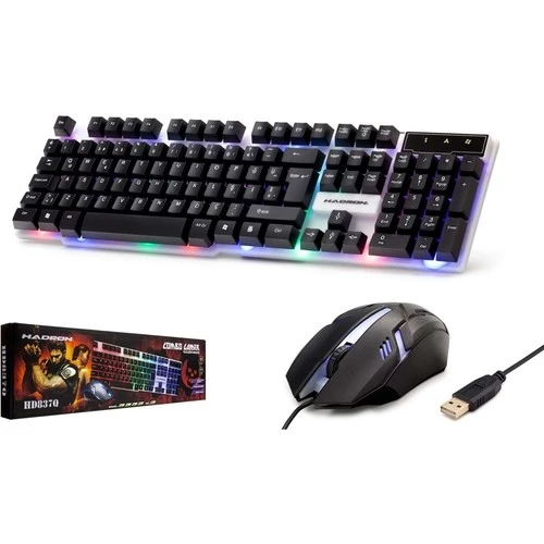 Hadron H837Q Klavye & Mouse Set Oyun Ledli Q