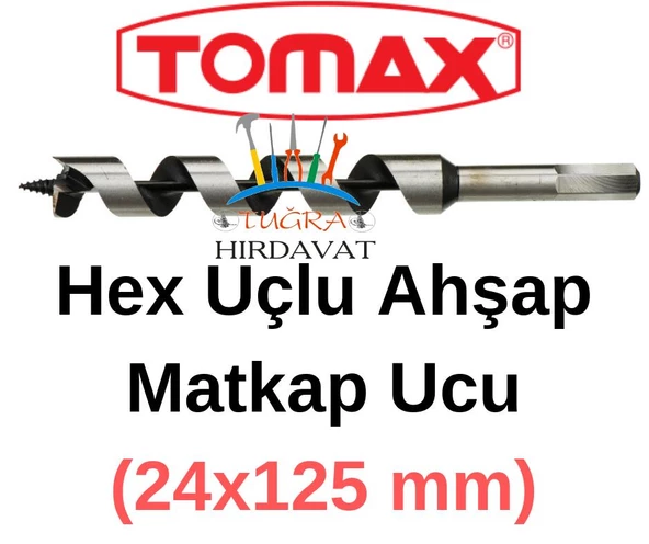 Tomax Ağaç Delme Ahşap Delme Hex Matkap Ucu 24x200 - 2