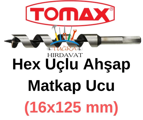 Tomax Ağaç Delme Ahşap Delme Hex Matkap Ucu 16x200 - 2