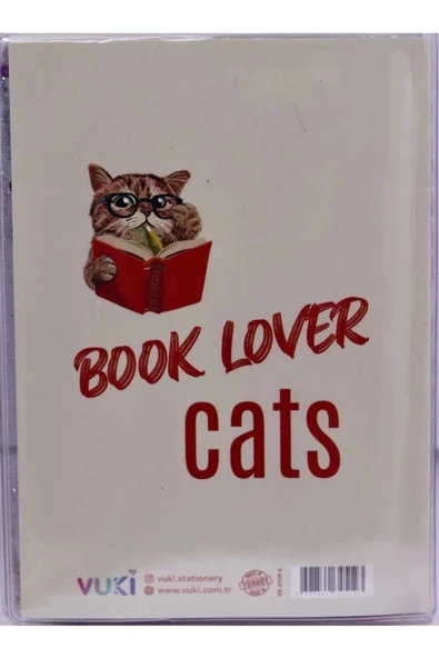 Şirin Kedi Desenli A5 Boy Simli Ve Sulu Kapaklı Defter Mls-305 - 2