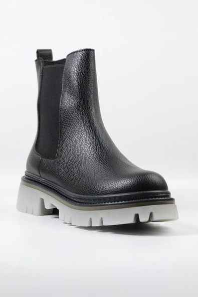 Potinonline 1361 Kadın Kalın Taban Lastikli Bot - 3