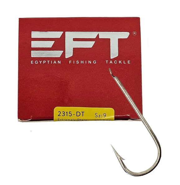 EFT 2315 Paragat Düz Saplı Olta İğnesi 100 Ad Nikel