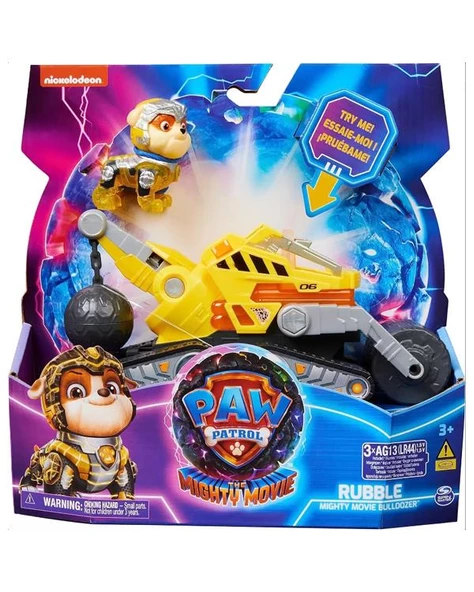 Paw Patrol The Mighty Movie Figür ve Araçları Rubble 20143010