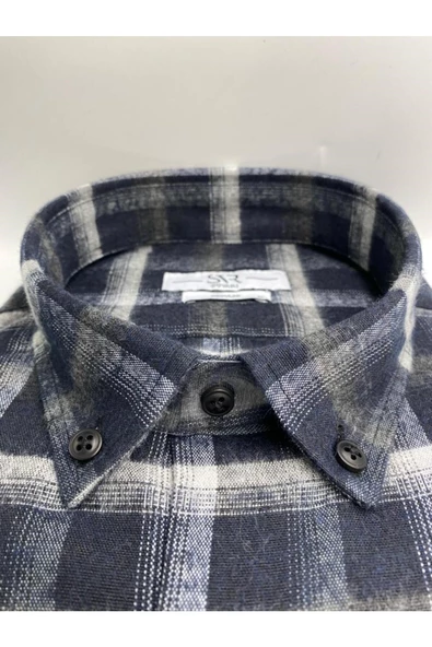 PREMİUM SVR REGULAR CEPLİ KIŞLIK FLANEL GÖMLEK - Resim 2