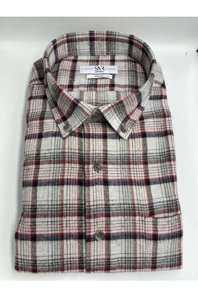 PREMİUM SVR REGULAR CEPLİ KIŞLIK FLANEL GÖMLEK - Resim 3