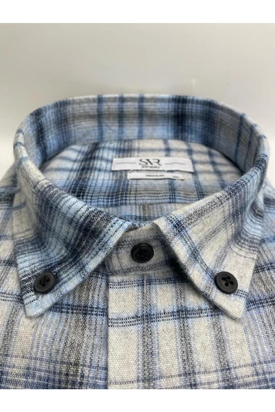 PREMİUM SVR REGULAR CEPLİ KIŞLIK FLANEL GÖMLEK - Resim 8