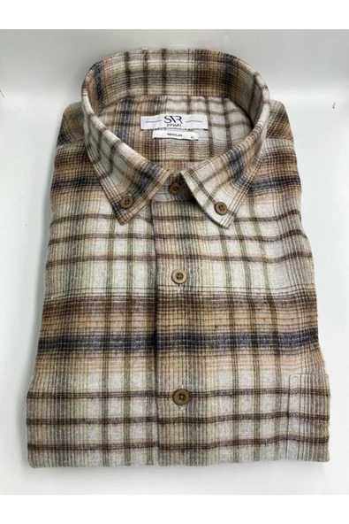 PREMİUM SVR REGULAR CEPLİ KIŞLIK FLANEL GÖMLEK - Resim 11