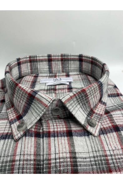 PREMİUM SVR REGULAR CEPLİ KIŞLIK FLANEL GÖMLEK - Resim 4