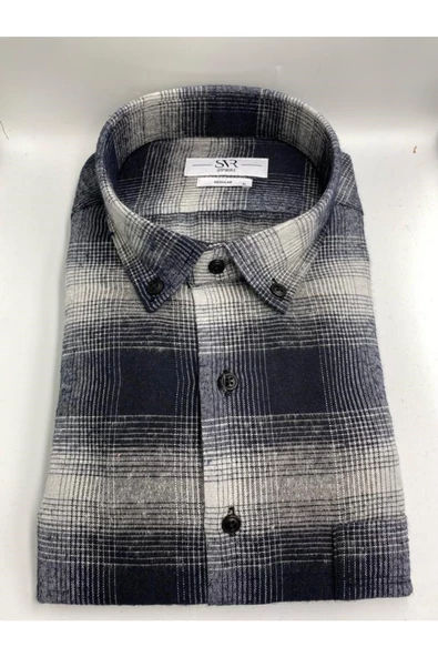 PREMİUM SVR REGULAR CEPLİ KIŞLIK FLANEL GÖMLEK - Resim 9