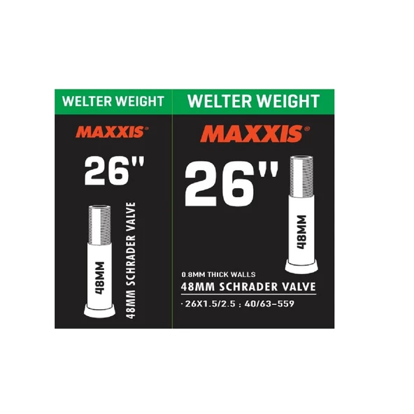 Maxxis İç Lastik 26X1.5/2.5 48 mm SV Kalın Sibop