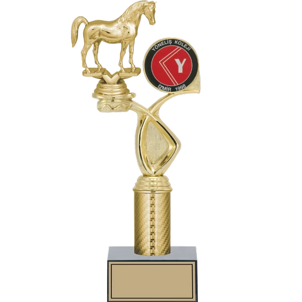 ODAK KUPA - Figürlü Kupalar - At Figürlü Kupalar FG-015 C - 32 cm