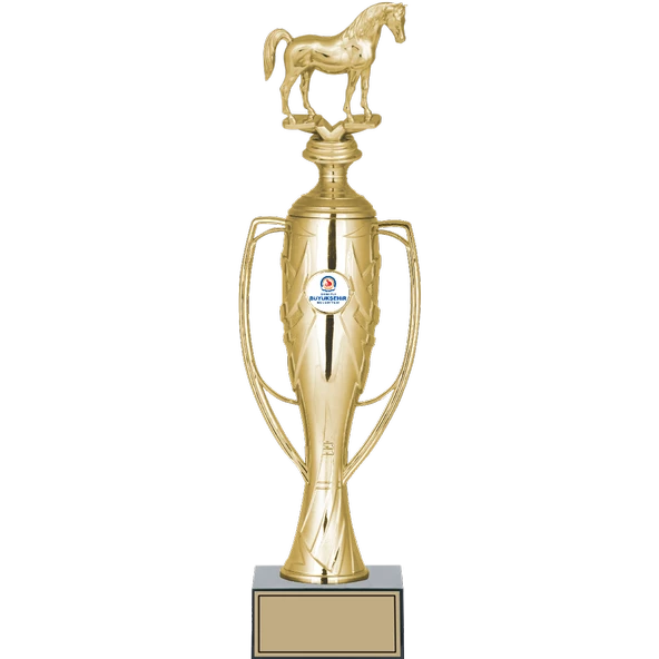 ODAK KUPA - Figürlü Kupalar - At Figürlü Kupalar FG-026 A - 41 cm