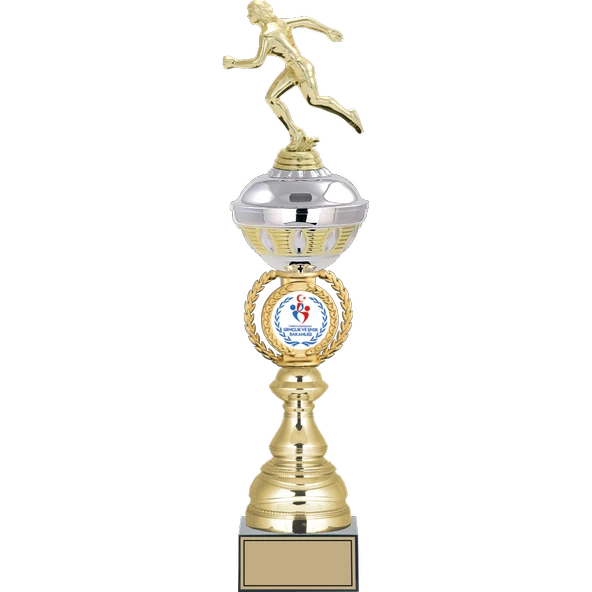 ODAK KUPA - Figürlü Kupalar - Atletizm Kadın Figürlü Kupalar FG-066 A - 50 cm