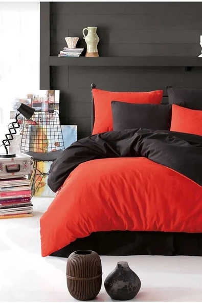 NÇ1918 Miss Linda Home Pamuklu Çift Taraflı Çift Kişilik Nevresim Takımı - 3