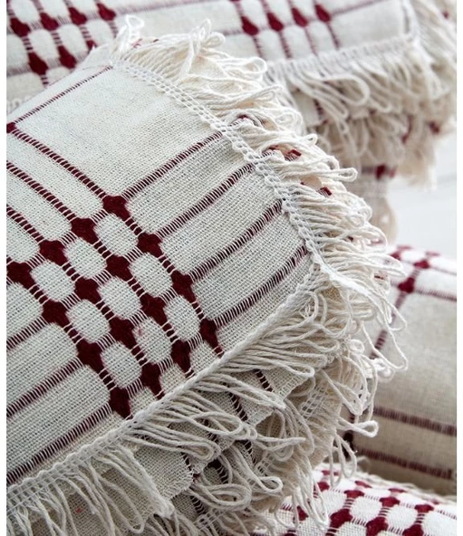 3538 %100 Pamuklu Buldan Işi  Çekyat Örtüsü 180*220 Cm (3538) - 9