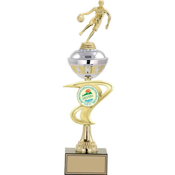 ODAK KUPA - Figürlü Kupalar - Basketbol Kadın Figürlü Kupalar FG-065 C - 43 cm