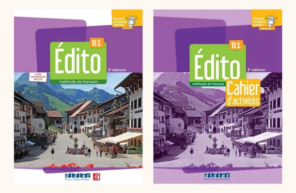 Edito B1 3ème édition - 2022 Méthode de français Livre de l'élève + Cahier d'exercices + Downloadable Audios