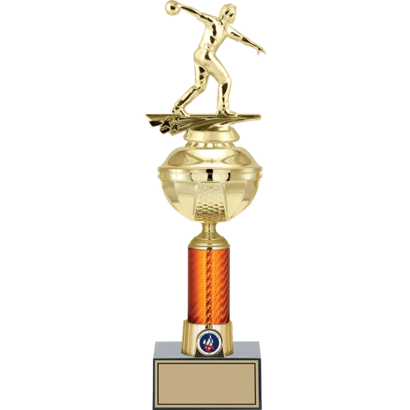ODAK KUPA - Figürlü Kupalar - Bowling Erkek Figürlü Kupalar FG-055 C - 41 cm