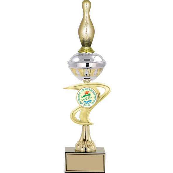 ODAK KUPA - Figürlü Kupalar - Bowling / Pin Figürlü Kupalar FG-065 C - 44 cm - 1