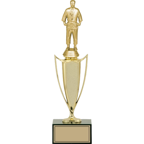 ODAK KUPA - Figürlü Kupalar - Judo / Karate Figürlü Kupalar FG-039 A - 36 cm
