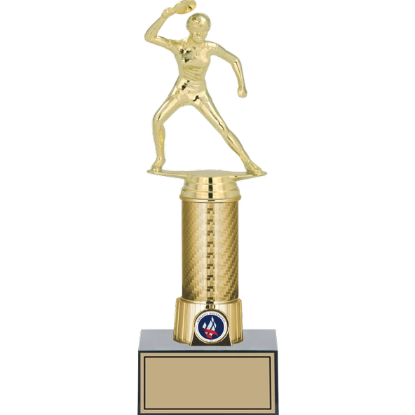 ODAK KUPA - Figürlü Kupalar - Masa Tenisi Kadın Figürlü Kupalar FG-008 C - 28 cm