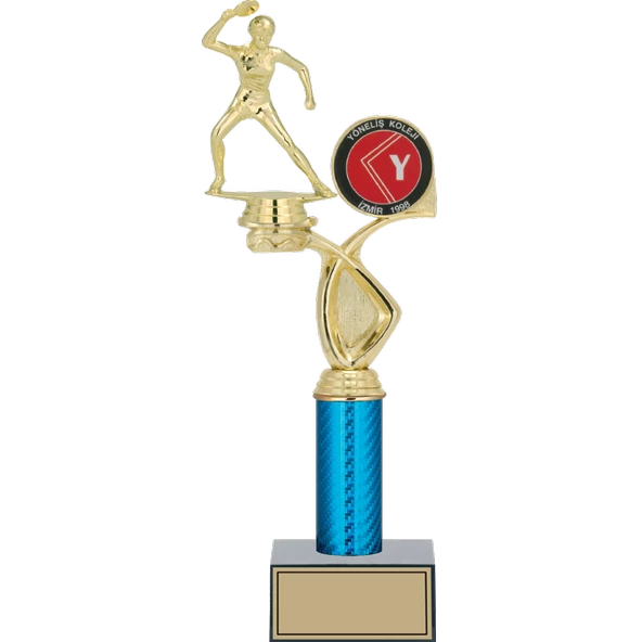 ODAK KUPA - Figürlü Kupalar - Masa Tenisi Kadın Figürlü Kupalar FG-017 B - 36 cm