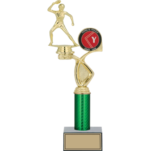 ODAK KUPA - Figürlü Kupalar - Masa Tenisi Kadın Figürlü Kupalar FG-018 B - 36 cm