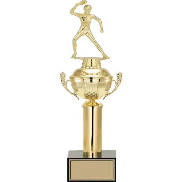 ODAK KUPA - Figürlü Kupalar - Masa Tenisi Kadın Figürlü Kupalar FG-048 C - 38 cm