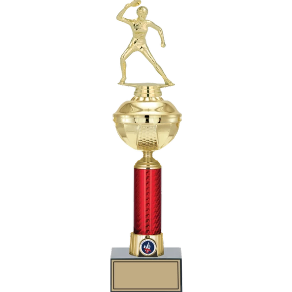 ODAK KUPA - Figürlü Kupalar - Masa Tenisi Kadın Figürlü Kupalar FG-053 B - 42 cm ürün görseli 1