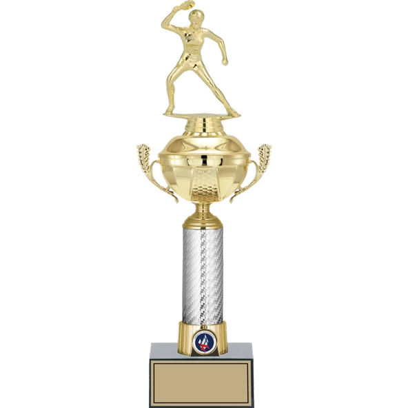 ODAK KUPA - Figürlü Kupalar - Masa Tenisi Kadın Figürlü Kupalar FG-058 B - 42 cm
