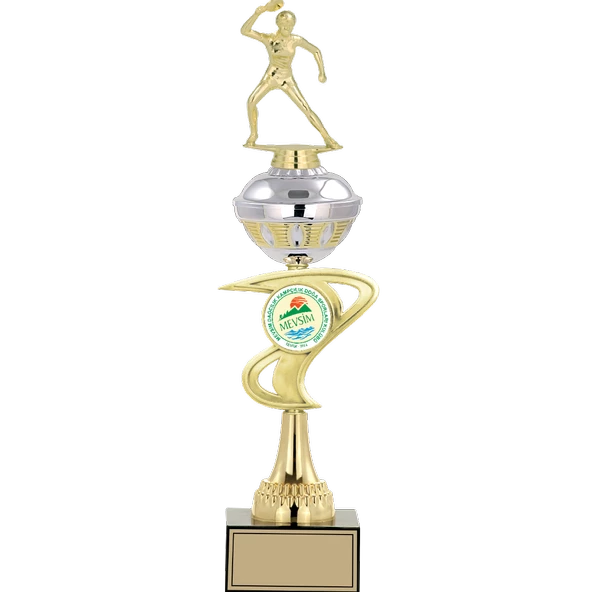 ODAK KUPA - Figürlü Kupalar - Masa Tenisi Kadın Figürlü Kupalar FG-065 B - 45 cm