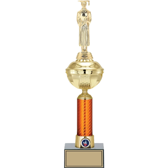 ODAK KUPA - Figürlü Kupalar - Mezuniyet Erkek Figürlü Kupalar FG-055 B - 43 cm