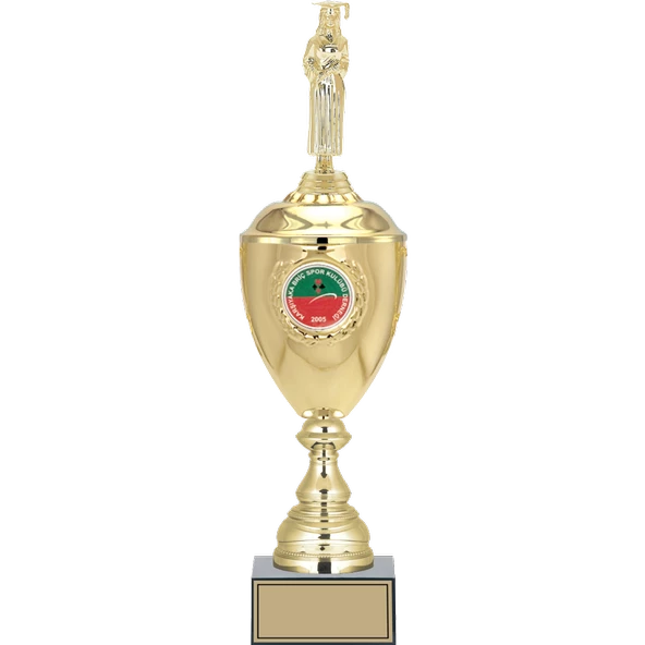 ODAK KUPA - Figürlü Kupalar - Mezuniyet Kadın Figürlü Kupalar FG-079 C - 47 cm