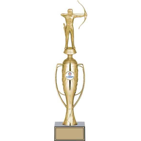 ODAK KUPA - Figürlü Kupalar - Okçu Figürlü Kupalar FG-025 A - 38 cm