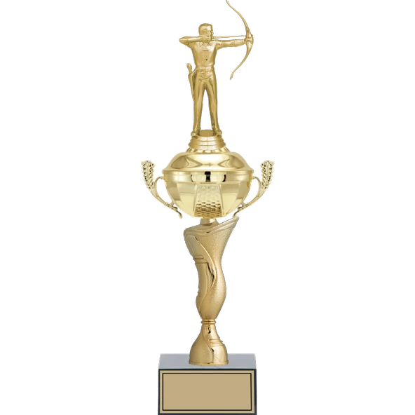 ODAK KUPA - Figürlü Kupalar - Okçu Figürlü Kupalar FG-070 B - 47 cm