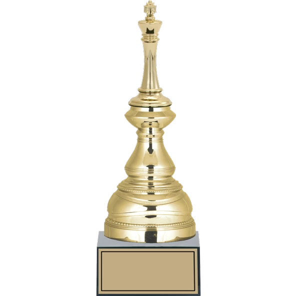 ODAK KUPA - Figürlü Kupalar - Satranç Figürlü Kupalar FG-024 A - 29 cm