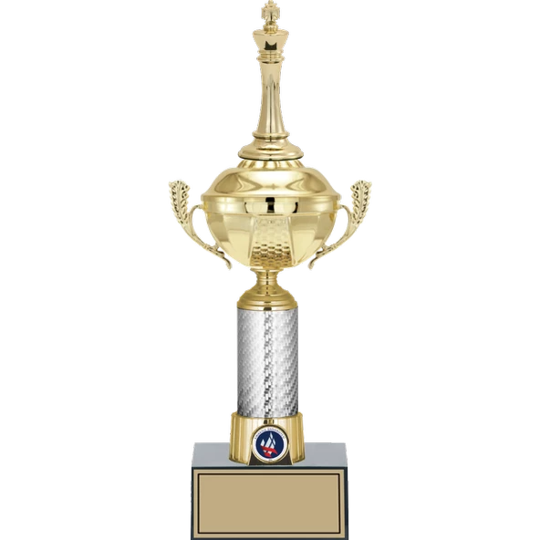 ODAK KUPA - Figürlü Kupalar - Satranç Figürlü Kupalar FG-058 C - 37 cm