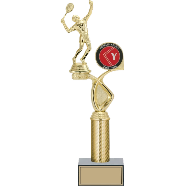 ODAK KUPA - Figürlü Kupalar - Tenis Erkek Figürlü Kupalar FG-015 B - 39 cm