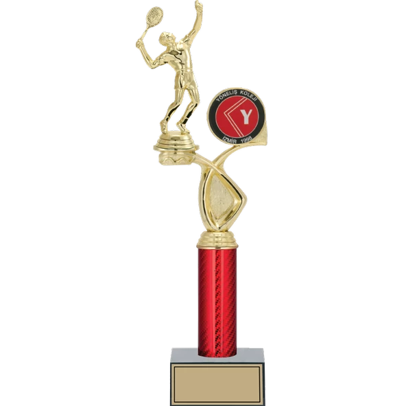 ODAK KUPA - Figürlü Kupalar - Tenis Erkek Figürlü Kupalar FG-016 A - 41 cm