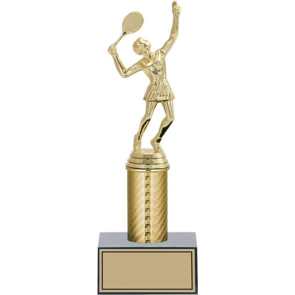 ODAK KUPA - Figürlü Kupalar - Tenis Kadın Figürlü Kupalar FG-007 C - 27 cm