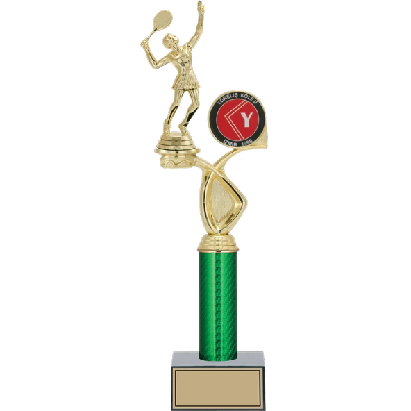 ODAK KUPA - Figürlü Kupalar - Tenis Kadın Figürlü Kupalar FG-018 A - 41 cm