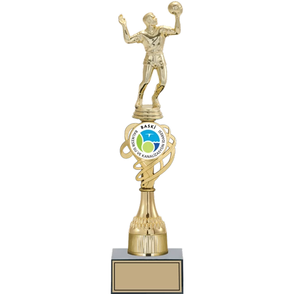 ODAK KUPA - Figürlü Kupalar - Voleybol Erkek Figürlü Kupalar FG-033 C - 38 cm