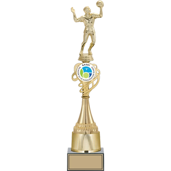 ODAK KUPA - Figürlü Kupalar - Voleybol Erkek Figürlü Kupalar FG-036 A - 44 cm ürün görseli 1