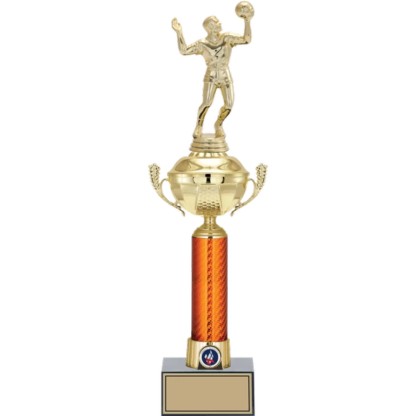 ODAK KUPA - Figürlü Kupalar - Voleybol Erkek Figürlü Kupalar FG-056 A - 46 cm