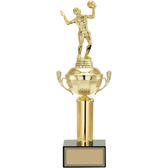 ODAK KUPA - Figürlü Kupalar - Voleybol Kadın Figürlü Kupalar FG-048 C - 39 cm