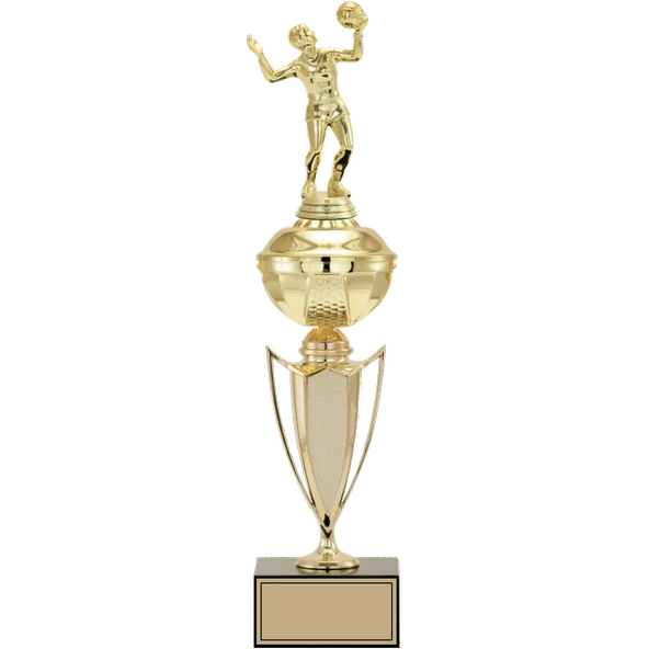 ODAK KUPA - Figürlü Kupalar - Voleybol Kadın Figürlü Kupalar FG-067 B - 44 cm