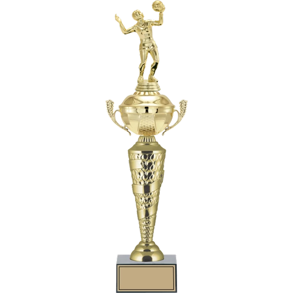 ODAK KUPA - Figürlü Kupalar - Voleybol Kadın Figürlü Kupalar FG-076 B - 50 cm